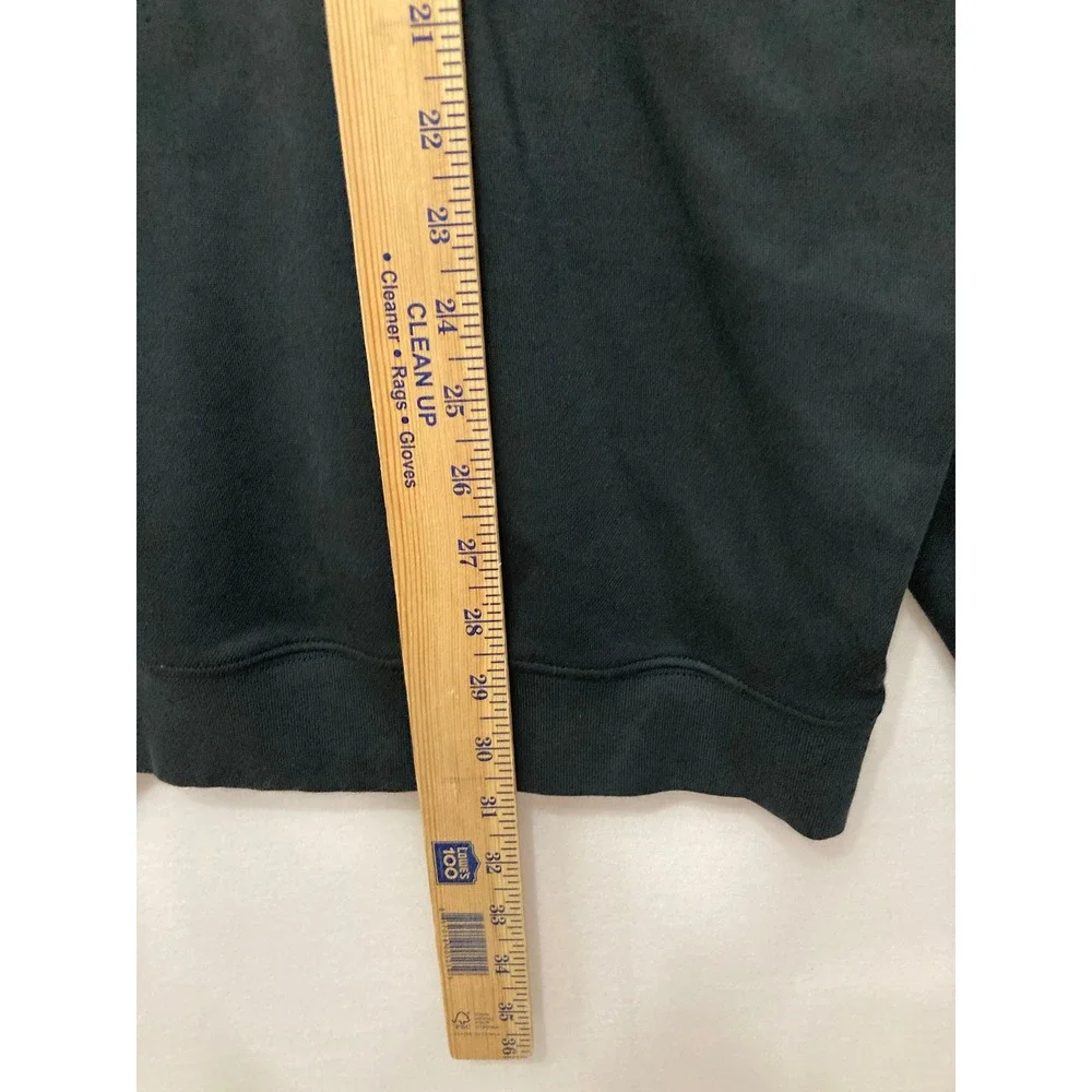 Alan Flusser Quarter Zip Pullover XXL Black Golf Active Mock Neck Sweatshirt